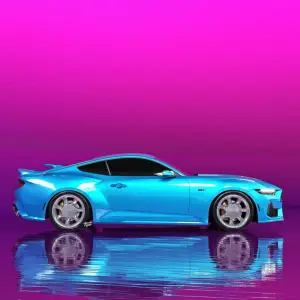 Ford Mustang 2024 - Render