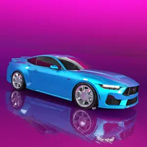 Ford Mustang 2024 - Render