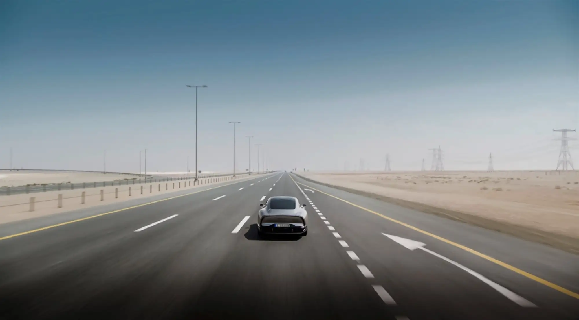 Mercedes Vision EQXX - Viaggio Riyadh-Dubai - 1