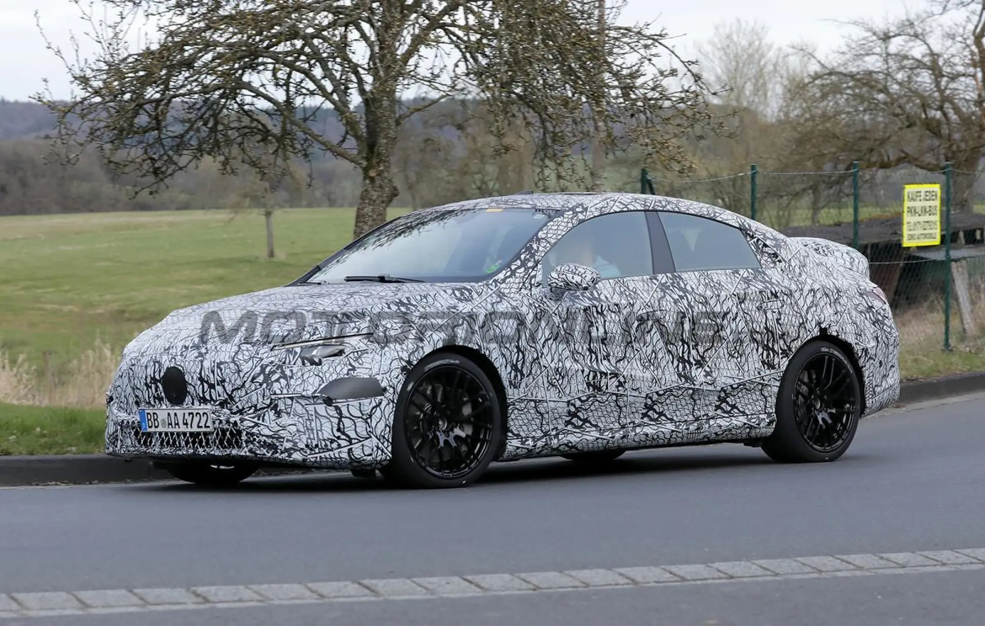 Mercedes-AMG CLA elettrica - Foto spia 26-03-2024 - 7