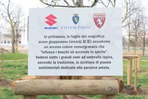 Suzuki e Torino FC donano 11 alberi - 5