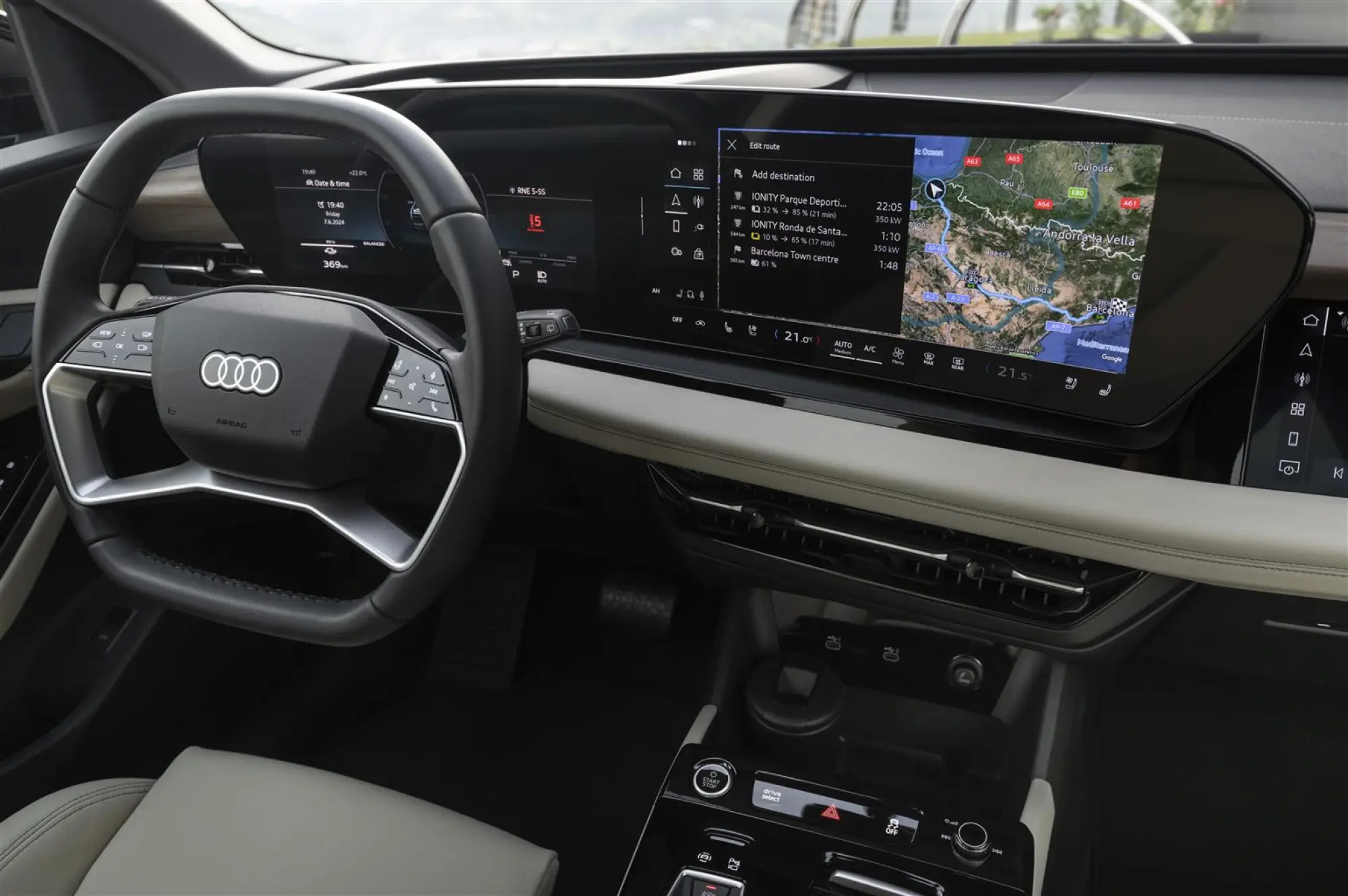 Audi Q6 e-tron - ricarica super - 2