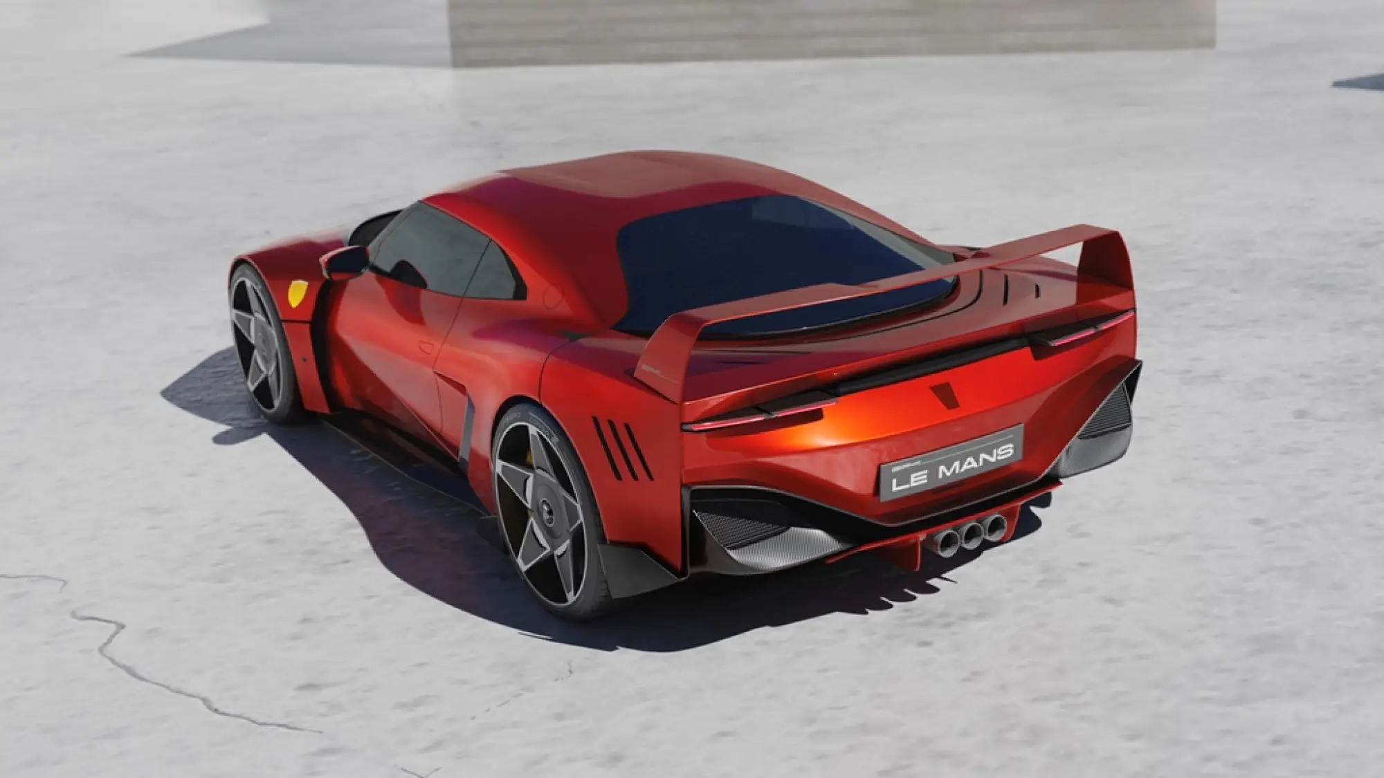 Ferrari SP4 LeMans - Render by Salvatore Tommaseo - 6