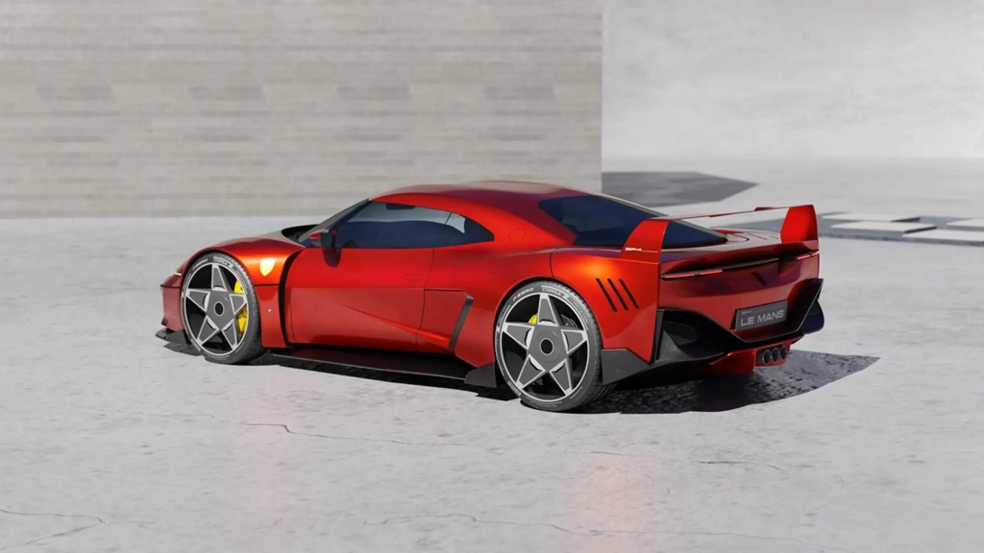 Ferrari SP4 LeMans - Render by Salvatore Tommaseo - 3