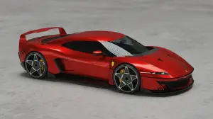Ferrari SP4 LeMans - Render by Salvatore Tommaseo - 9