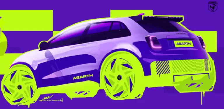 Abarth 600e - Sketches - 7