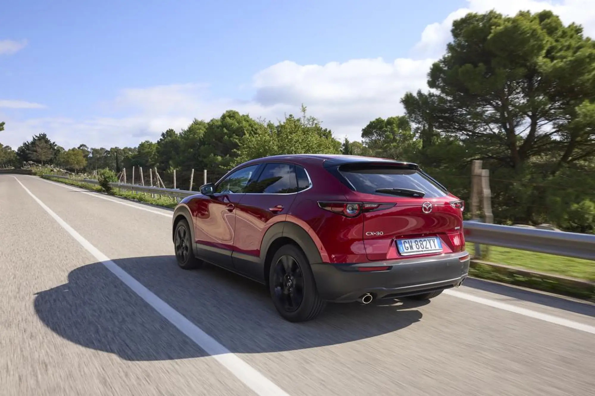 Mazda CX-30 e Mazda 3 2025 - Prova su strada - 141