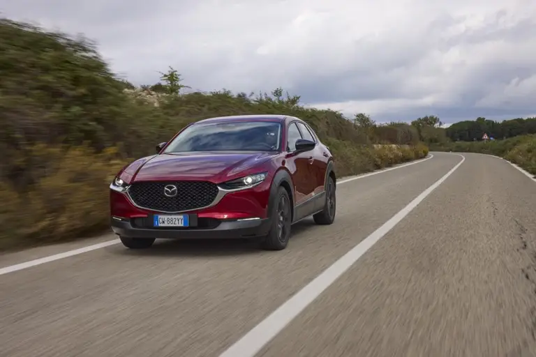 Mazda CX-30 e Mazda 3 2025 - Prova su strada - 160