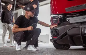 Nuova Alfa Romeo 33 Stradale - Test Valtteri Bottas