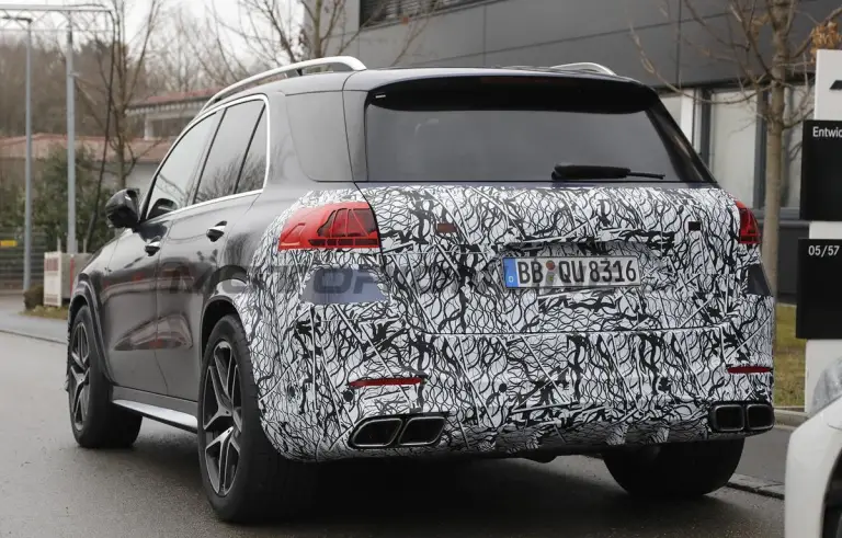 Mercedes-AMG GLE e GLS 2026 - Foto spia 25-02-2025 - 9