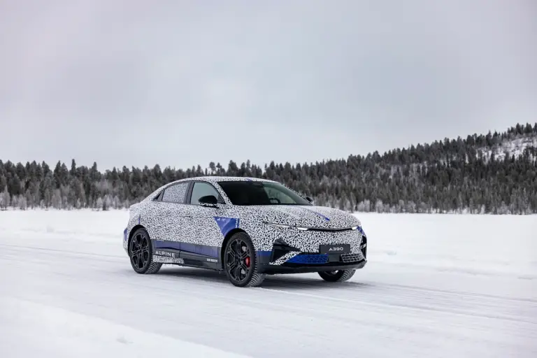Alpine A390 - Foto test invernali 5-3-2025 - 12