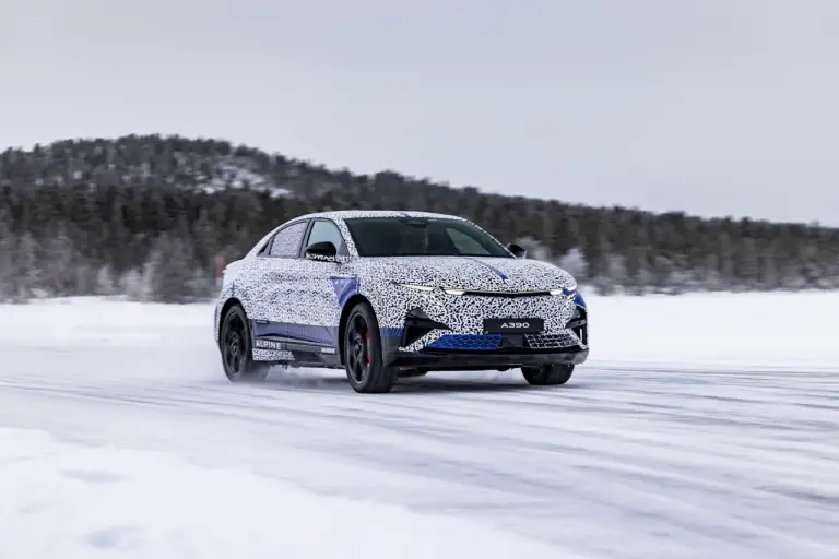 Alpine A390 - Foto test invernali 5-3-2025 - 11