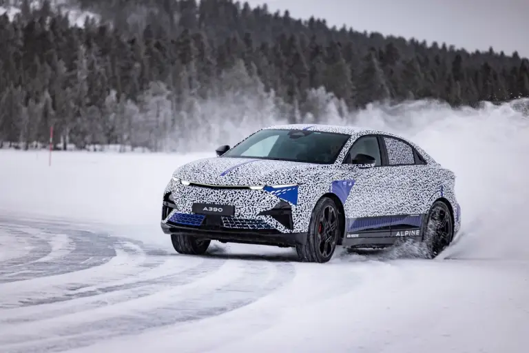 Alpine A390 - Foto test invernali 5-3-2025 - 17