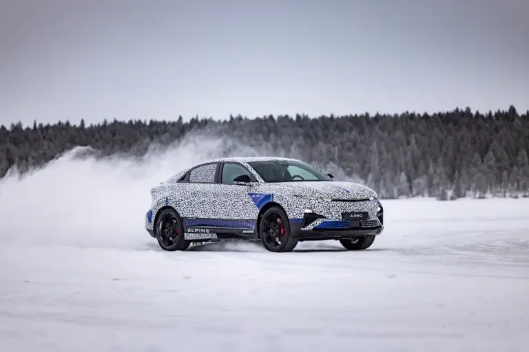 Alpine A390 - Foto test invernali 5-3-2025 - 16