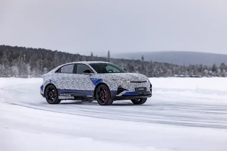 Alpine A390 - Foto test invernali 5-3-2025 - 22