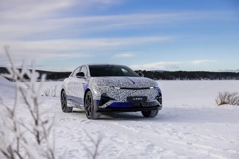 Alpine A390 - Foto test invernali 5-3-2025 - 26