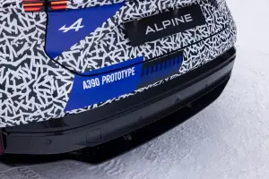 Alpine A390 - Foto test invernali 5-3-2025
