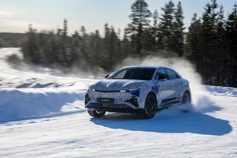 Alpine A390 - Foto test invernali 5-3-2025 - 70