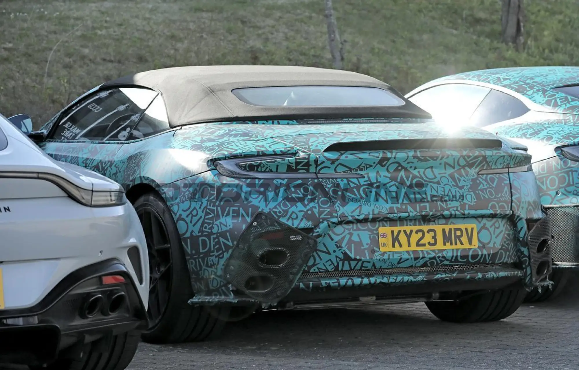 Aston Martin DB12 AMR - Foto spia 10-04-2025 - 11
