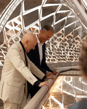 Porsche e Norman Foster Foundation - Installazione architettonica