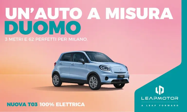 Leapmotor T03 - Campagna di lancio Milano e Roma - 12