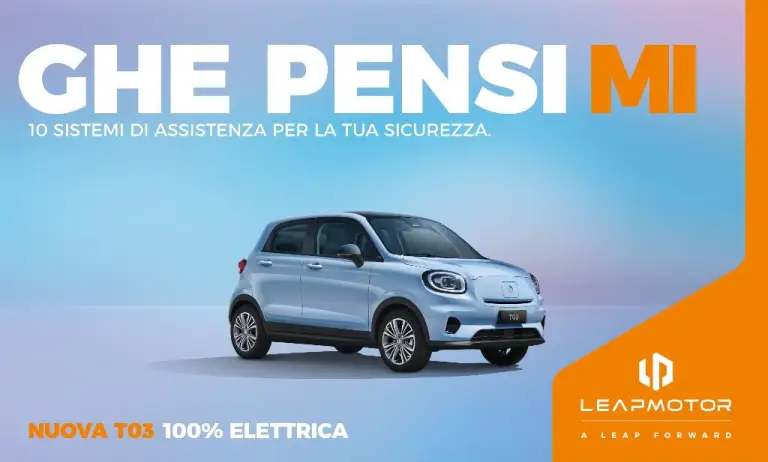 Leapmotor T03 - Campagna di lancio Milano e Roma - 11