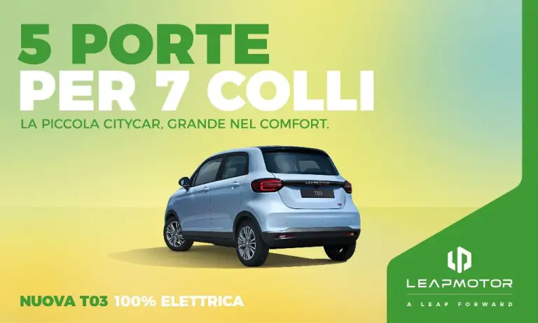 Leapmotor T03 - Campagna di lancio Milano e Roma - 4