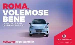Leapmotor T03 - Campagna di lancio Milano e Roma
