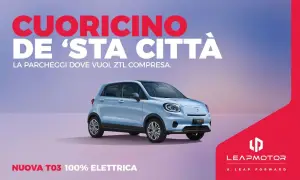 Leapmotor T03 - Campagna di lancio Milano e Roma