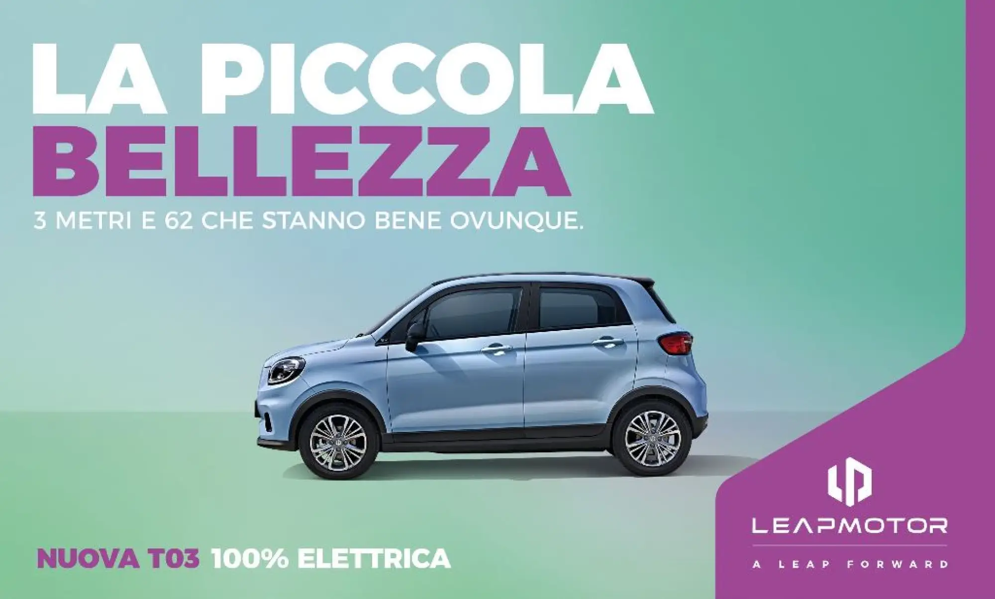 Leapmotor T03 - Campagna di lancio Milano e Roma - 2