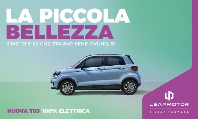 Leapmotor T03 - Campagna di lancio Milano e Roma - 2