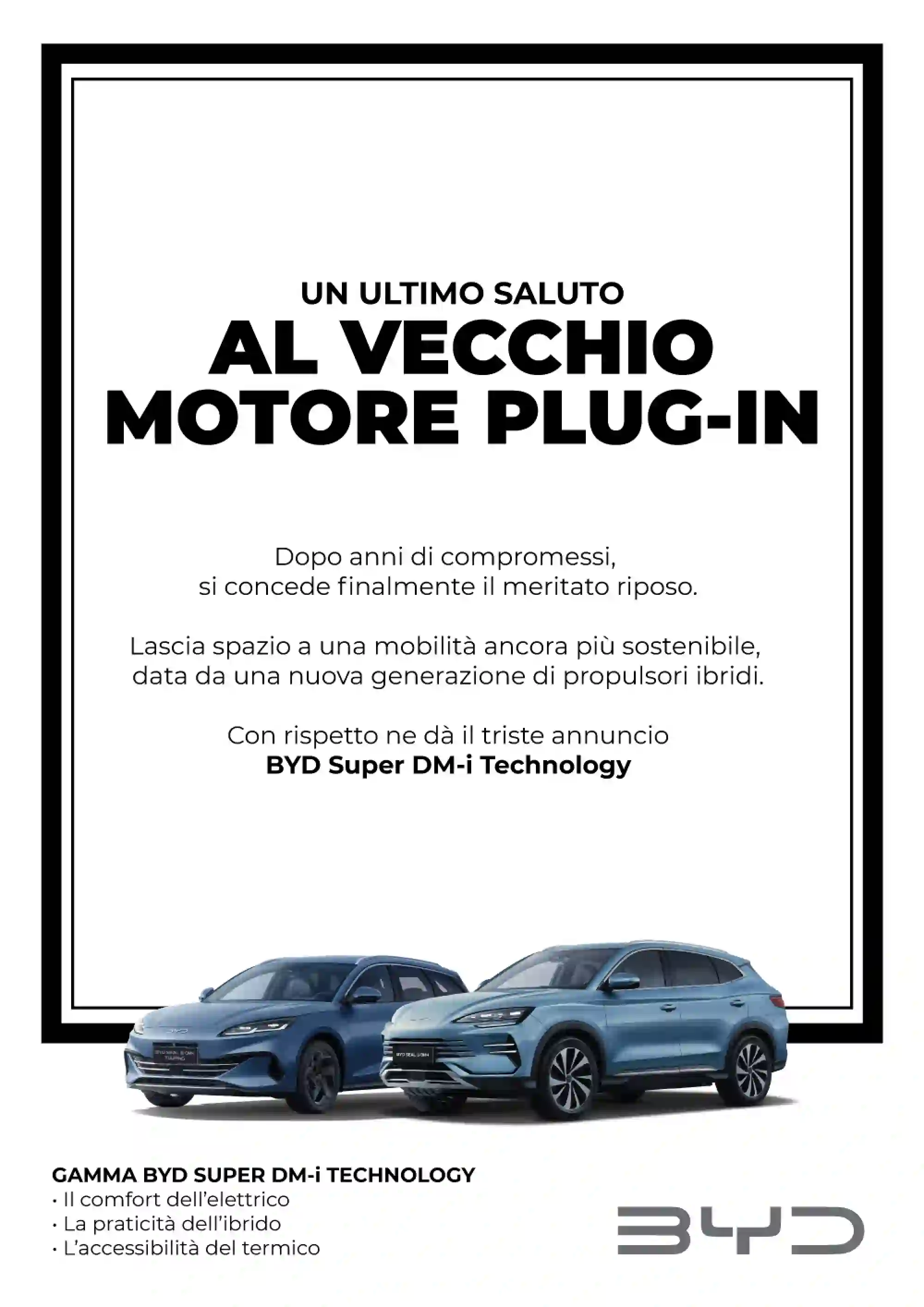 BYD - Campagna addio vecchio motore ibrido plug-in - 1