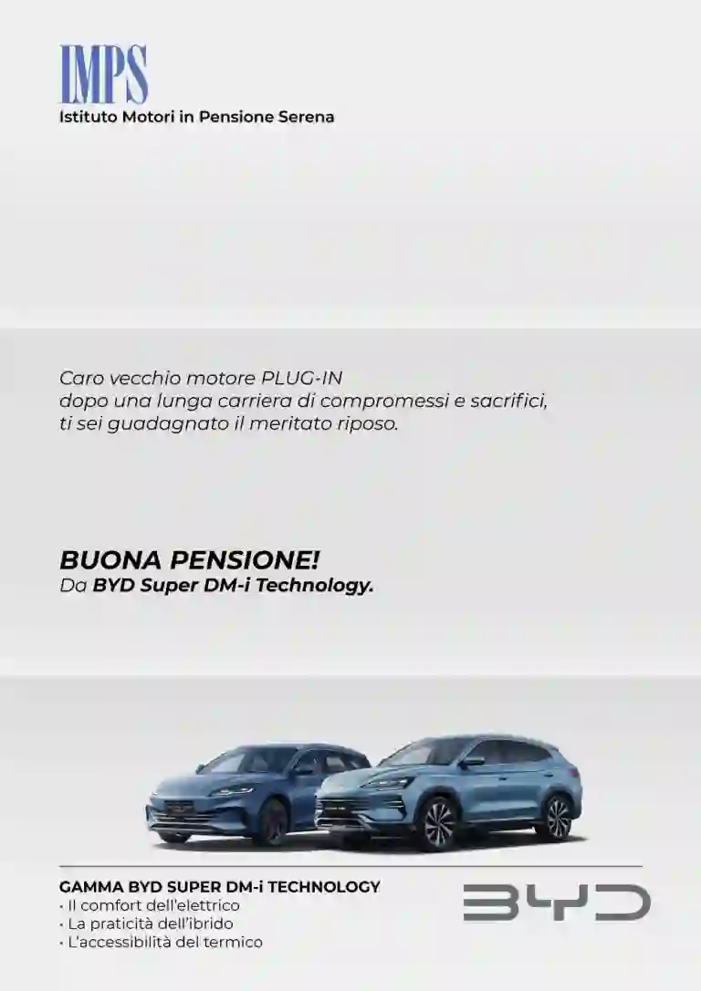 BYD - Campagna addio vecchio motore ibrido plug-in - 3