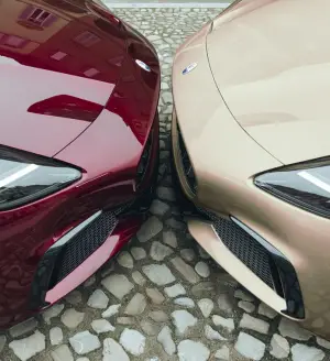 Maserati GranTurismo Rosso Velluto e GranCabrio Oro Lirico