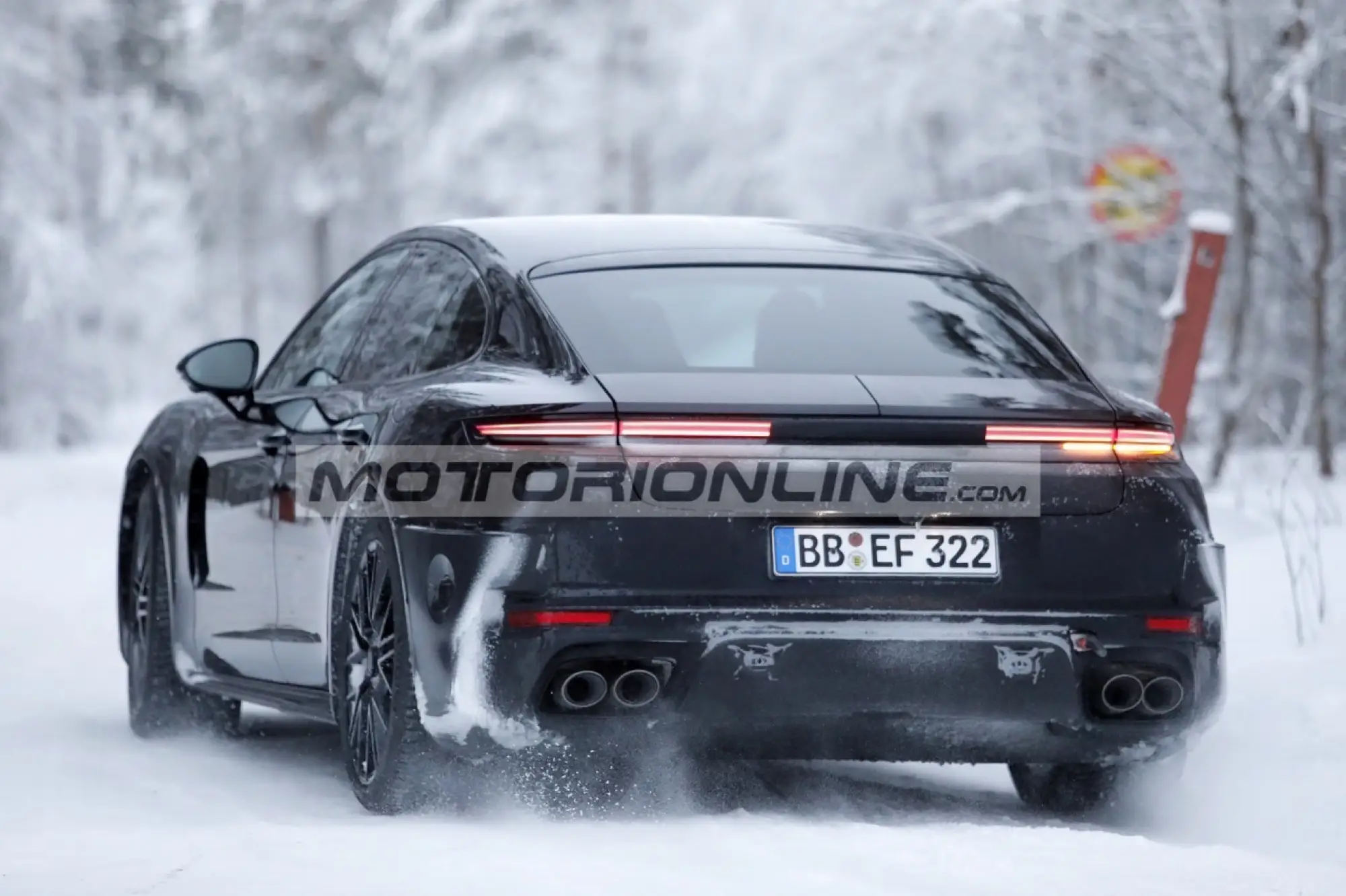 Porsche Panamera restyling - Foto spia 23-1-2026 - 8