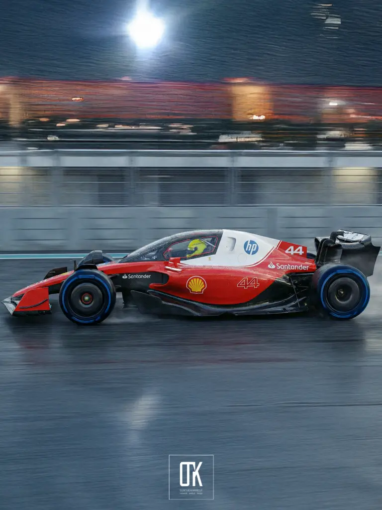 Formula 1 CARBON-TI Canopy Concept 2030 - Render - 2