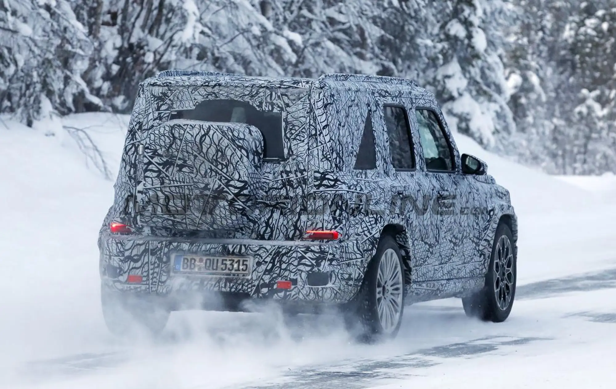 Mercedes baby Classe G EQ - Foto spia 18-02-2026 - 13