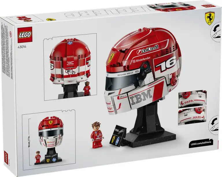 Set LEGO Caschi Scuderia Ferrari F1 - 7