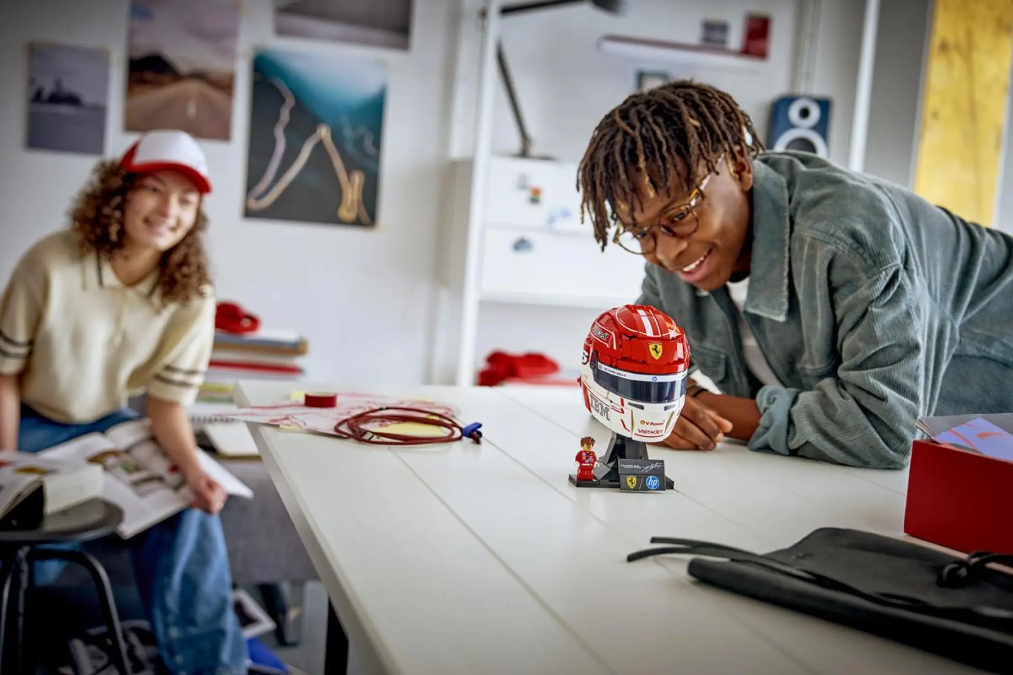 Set LEGO Caschi Scuderia Ferrari F1 - 2