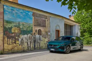 Peugeot E-308 e i Murales di Fontanile - 3