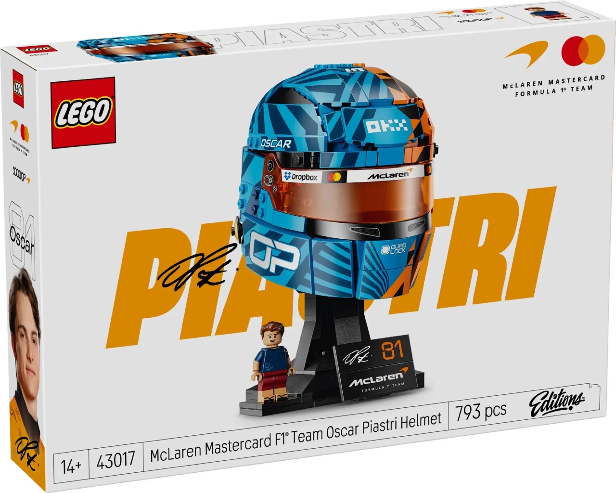 Lego McLaren - Caschi Norris e Piastri - 1