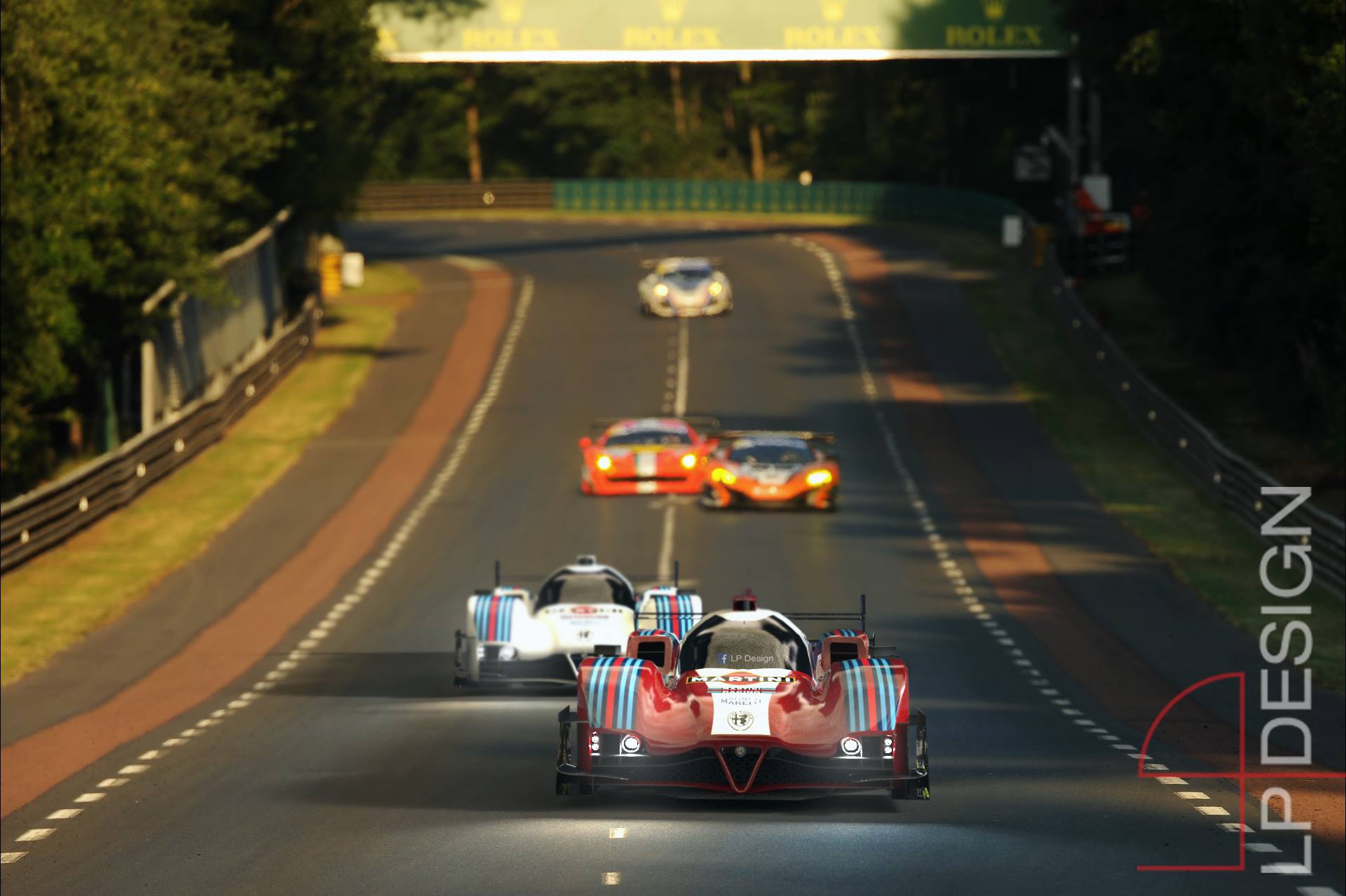 Alfa Romeo 33lm Sognando La 24 Ore Di Le Mans Render
