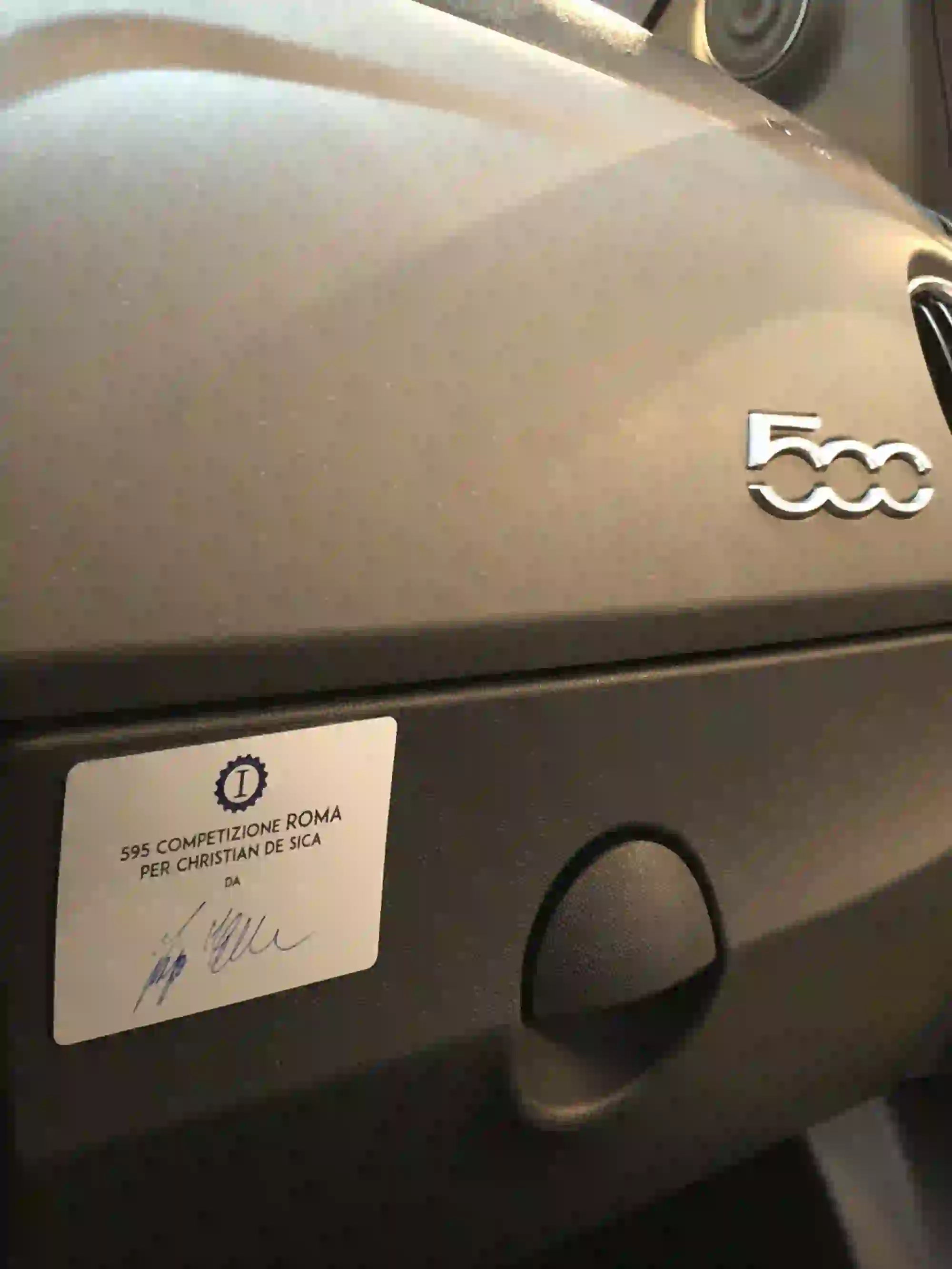 Abarth 595 Competizione Roma - Christian De Sica - 20
