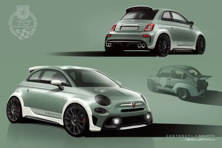 Abarth 695 70° Anniversario e Spoiler ad Assetto Variabile   - 1