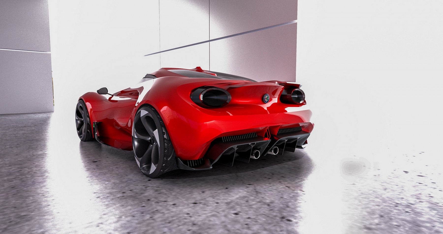 Alfa Romeo 4C 2020 by Yung Presciutti