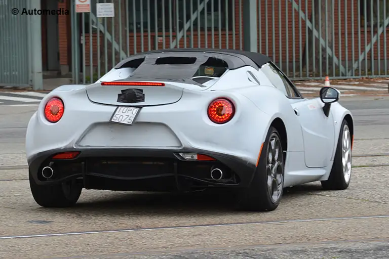 Alfa Romeo 4C Spider - Foto spia 10-06-2014 - 5