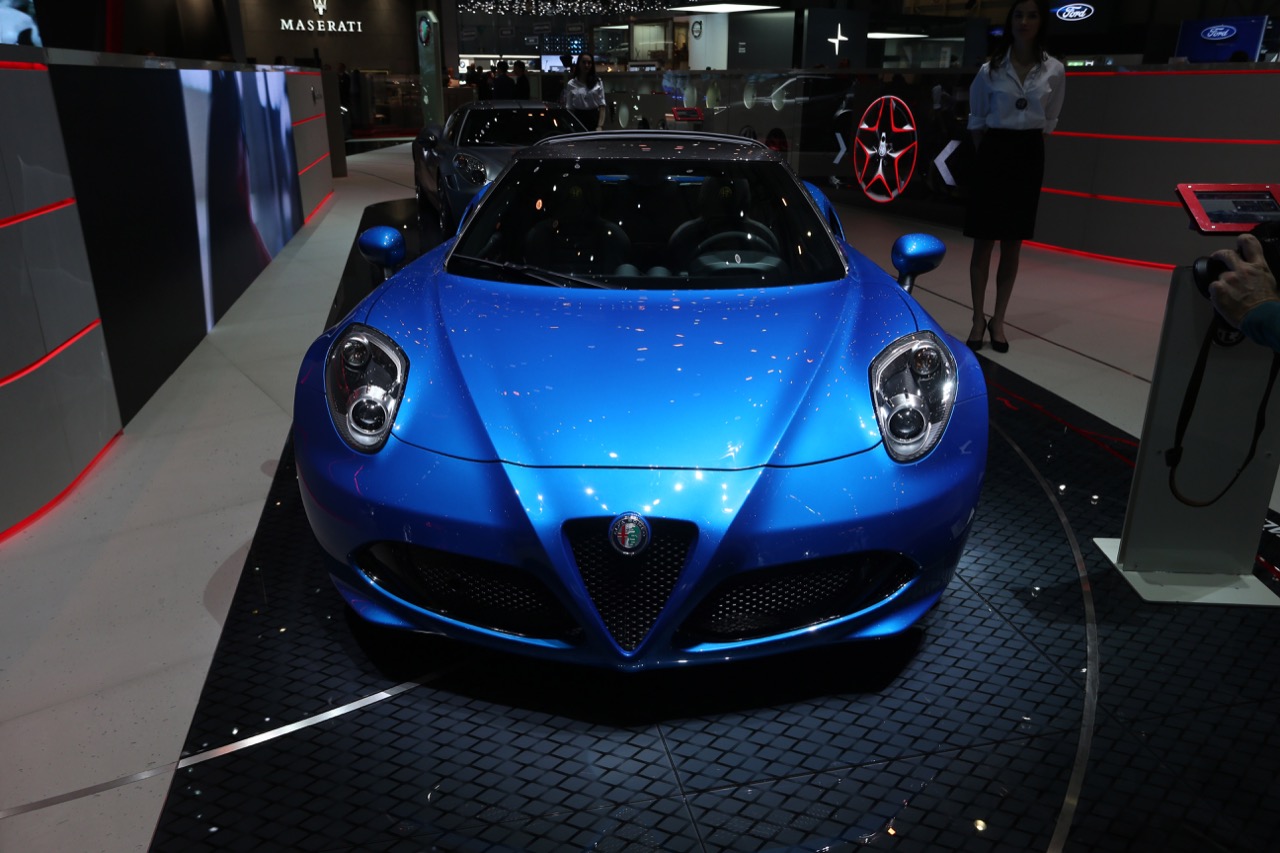 Alfa Romeo 4C Spider Italia (foto live) - Salone di Ginevra 2018