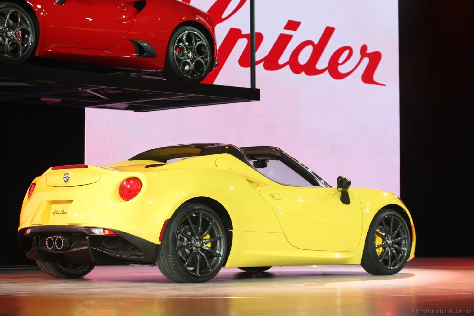 Alfa Romeo 4C Spider - Salone di Detroit 2015 - 2