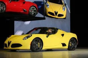 Alfa Romeo 4C Spider - Salone di Detroit 2015