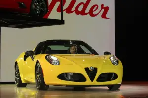 Alfa Romeo 4C Spider - Salone di Detroit 2015